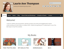 Tablet Screenshot of lauriethompson.com